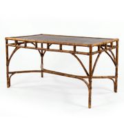 Vintage bamboo dining set in Chippendale style, Italy, year