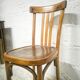 Former curved wooden bistro chair