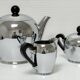Tea set "Bombé" Carlo Alessi vintage stainless steel