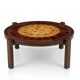 Table basse en bois et céramique style Roger Capron, Vallauris, années 70