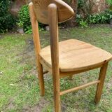 Chaise en pin par Rainer  Daumiller vers 1960