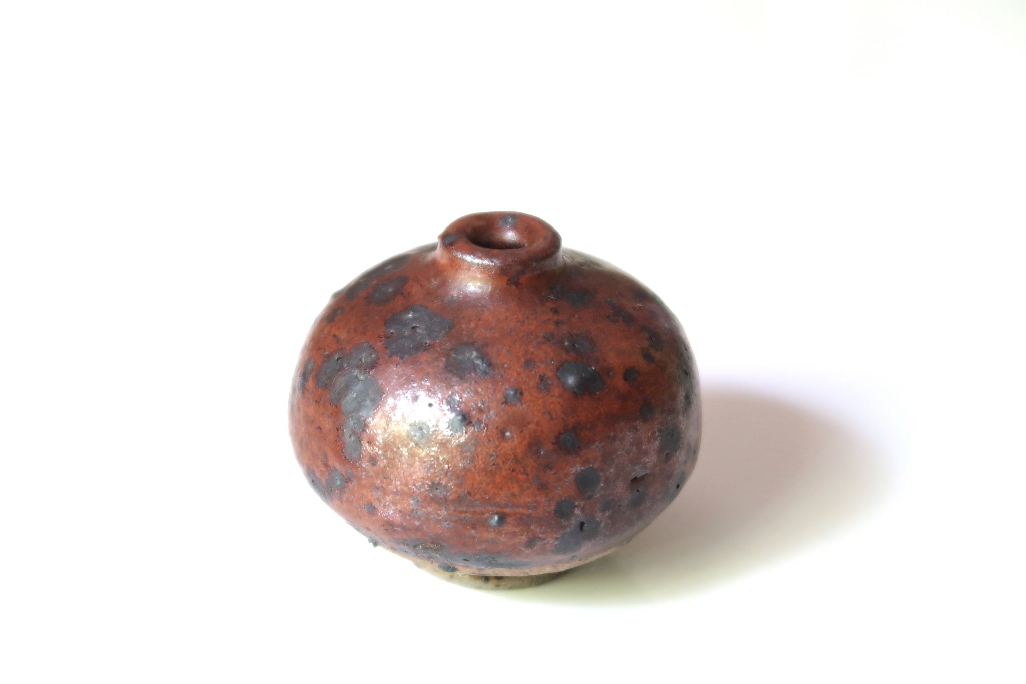 Pyrity sandstone ball vase, 70s