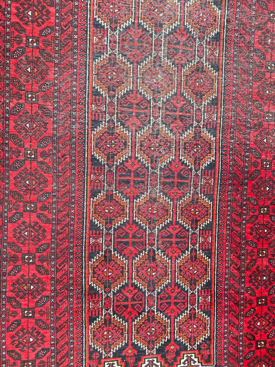 Old Afghan Belutch carpet 97x192 cm