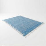 Blue Zanafi Moroccan rug 200x300 cm