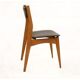 Set of 6 vintage Scandinavian chairs 1960s