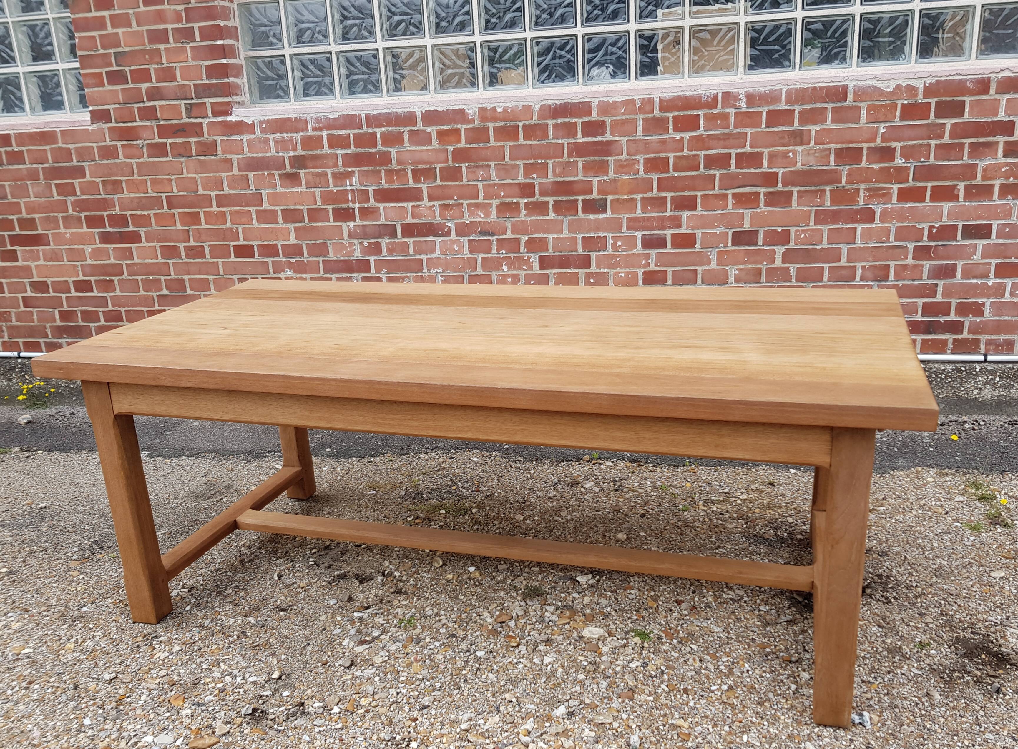 Oak farm table 2m