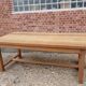 Table de ferme en chêne 2m