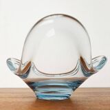 Danish glass bowl from the mid-century by Per Lütken for Holmegaard, 1960s.