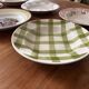 Mismatched antique plates