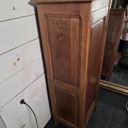 Meuble colonne ancien en chêne
