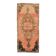 Vintage Turkish Hand-Knotted Wool Cotton Orange Runner 159x366