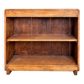 Petite bibliothèque en bois vintage / Étagère ouverte