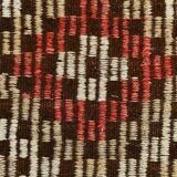 Green & Red Details Vintage Kilim Rug, Oushak Area Rug, 233x300Cm