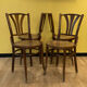 Lot of 4 bistro chairs Thonet