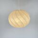 Midcentury cocoon swirl hanging pendant lamp, Germany 1960s