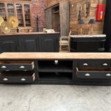 Old craft furniture transformed into a TV cabinet