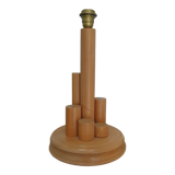 Pied de lampe en bois