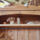 Antique fir wardrobe