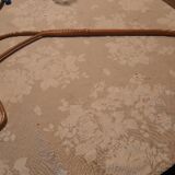 Wicker cradle with wheels