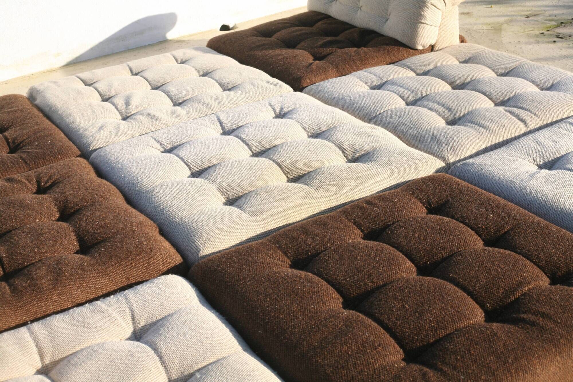 Modular sofa Mah Jong, Hans Hopfer, France, 1971. Roche Bobois Edition.
