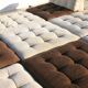 Modular sofa Mah Jong, Hans Hopfer, France, 1971. Roche Bobois Edition.