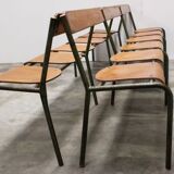 Mullca Grand Industrial Bench, France, 1950s