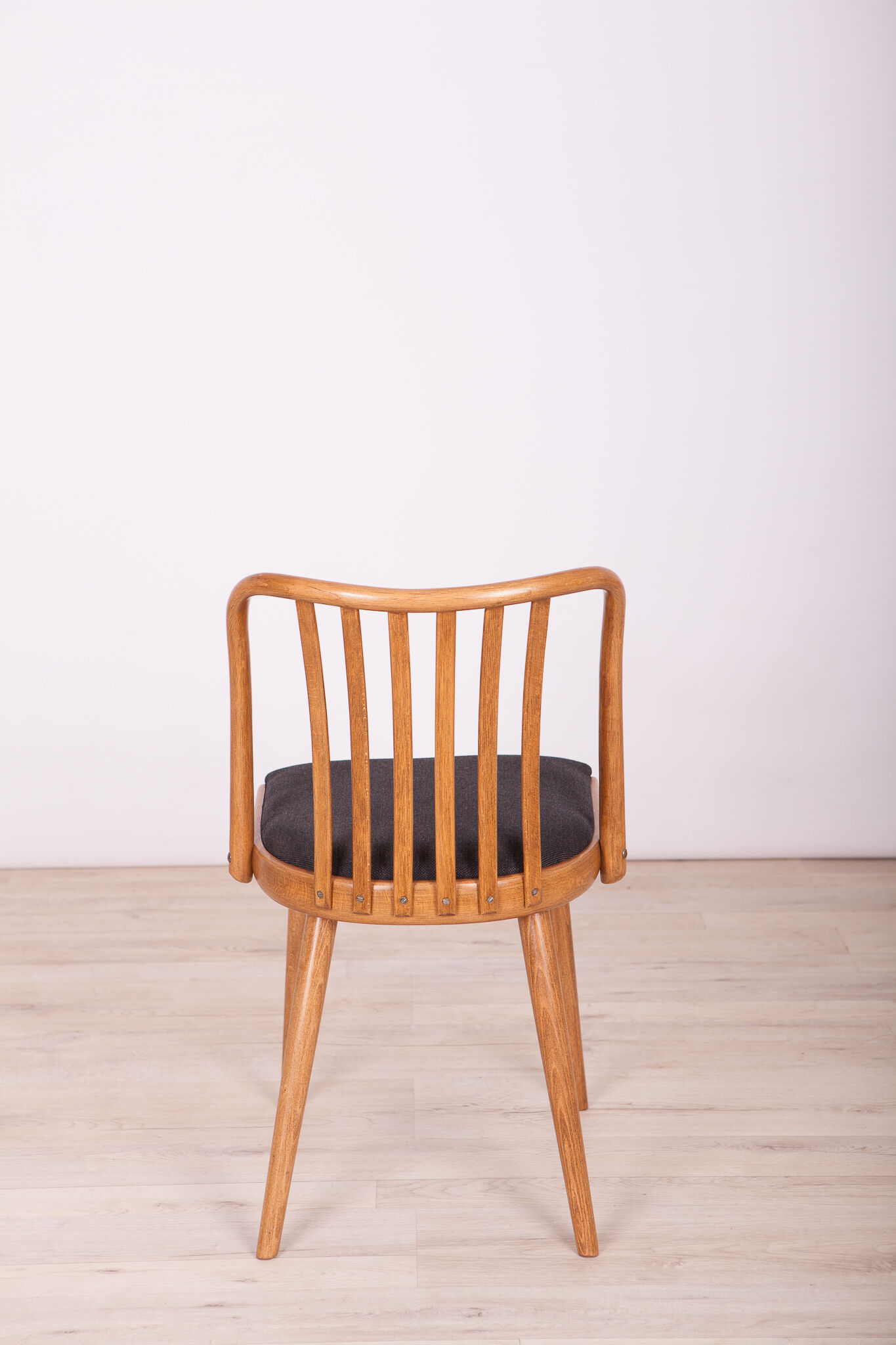 Black Dining Chairs by Antonin Suman for Ton, 1960s, Set of 4