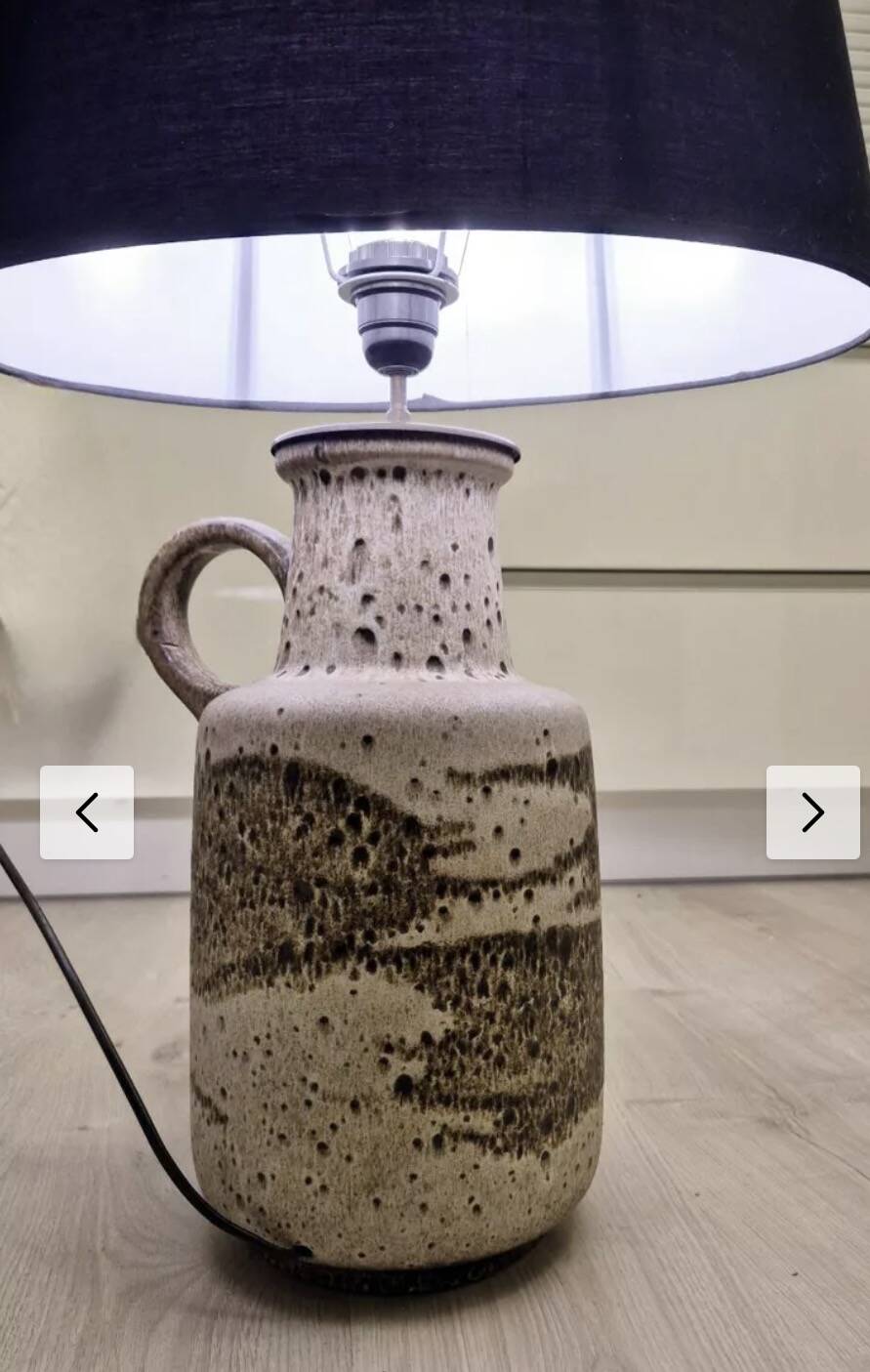 Ceramic lamp West Germany 1950s-60s