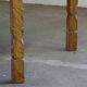 1960s vintage brutalist Danish extending oak dining table style Henning Kjærnulf