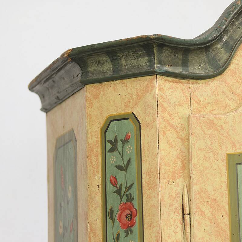 Painted folk art bridal wardrobe
