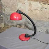 Red designer desk lamp for Hustadt, by Klaus Hempel. 1970s