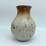 Pansu vase in ceramic gres pyrite