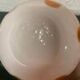 Two-tone opaline ball vase