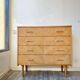 Tapered leg chest of drawers