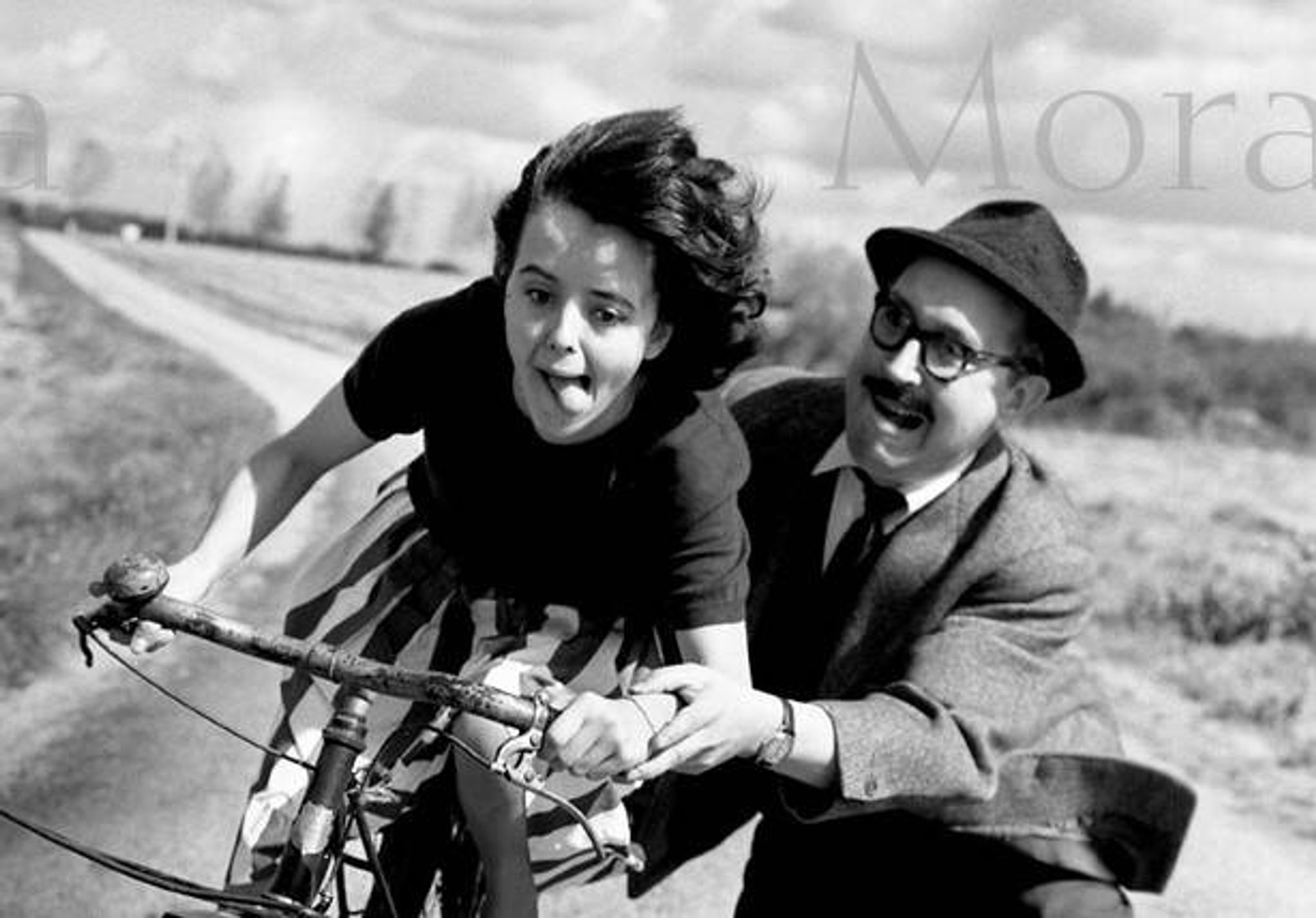 Photograph, “The young girl with a bicycle”, 1959 / Homage to Robert Doisneau