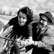 Photograph, “The young girl with a bicycle”, 1959 / Homage to Robert Doisneau