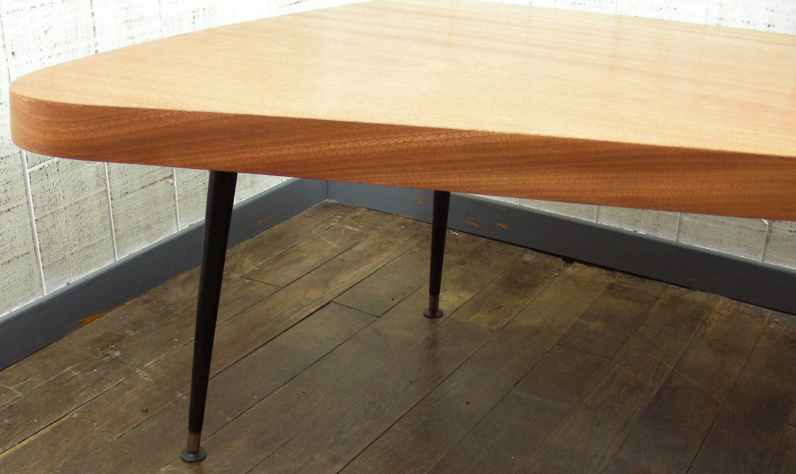 large coffee table solid wood vintage coffee free form