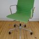 Charles Ray Eames EA 117 Office Chair Armchair in Green and Chrome Vitra