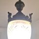 Art deco acorn hanging light fixture, antique chandelier