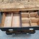 Industrial established furniture two metal doors and 6 wooden drawers