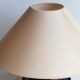 Lampe de bureau art déco en céramique noire et cuivrée signée Saint Clément