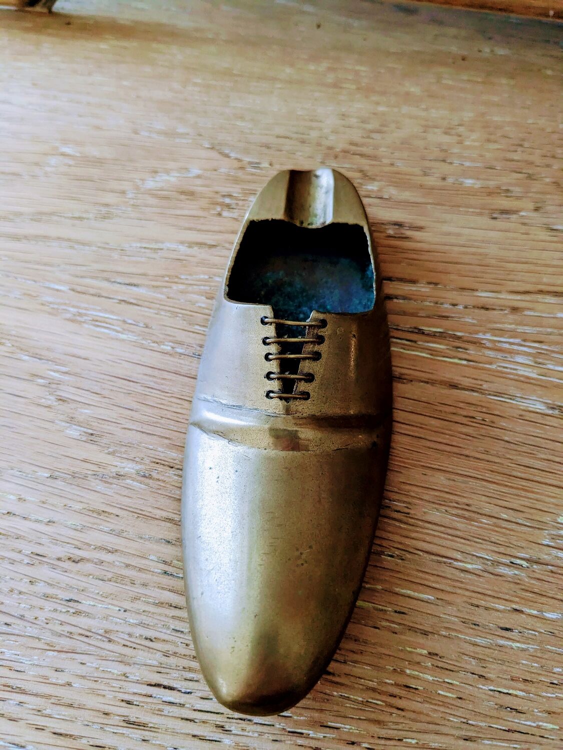 Vintage brass ashtray