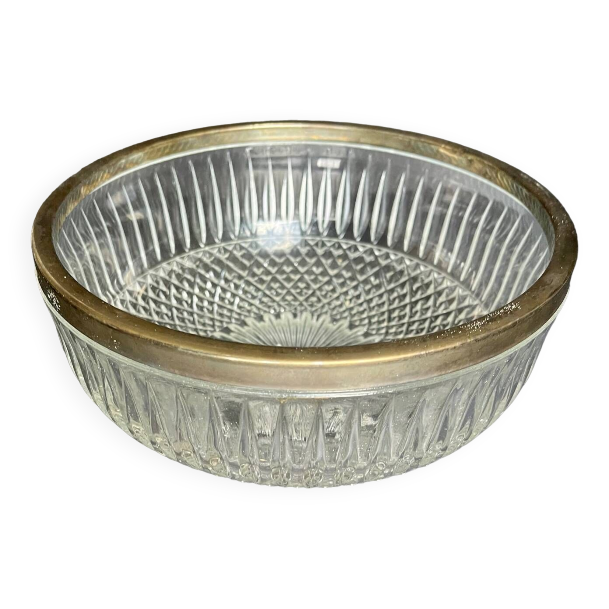 Cut crystal bowl