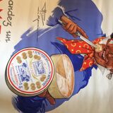 Old poster Camembert Georges Bisson 1937