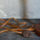 Art-deco lamp foot in solid wood turned 40s