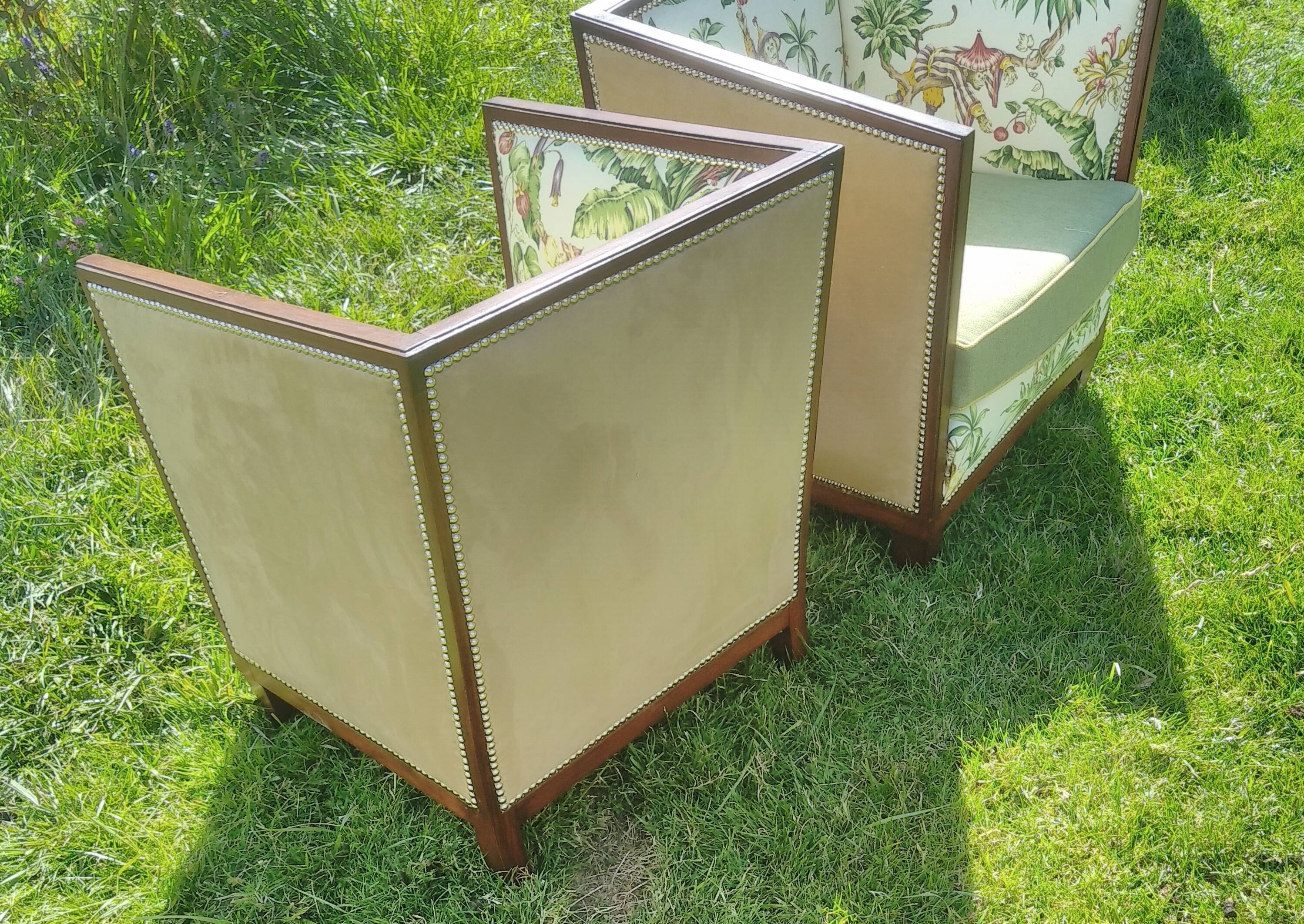 Paire de fauteuils art Deco