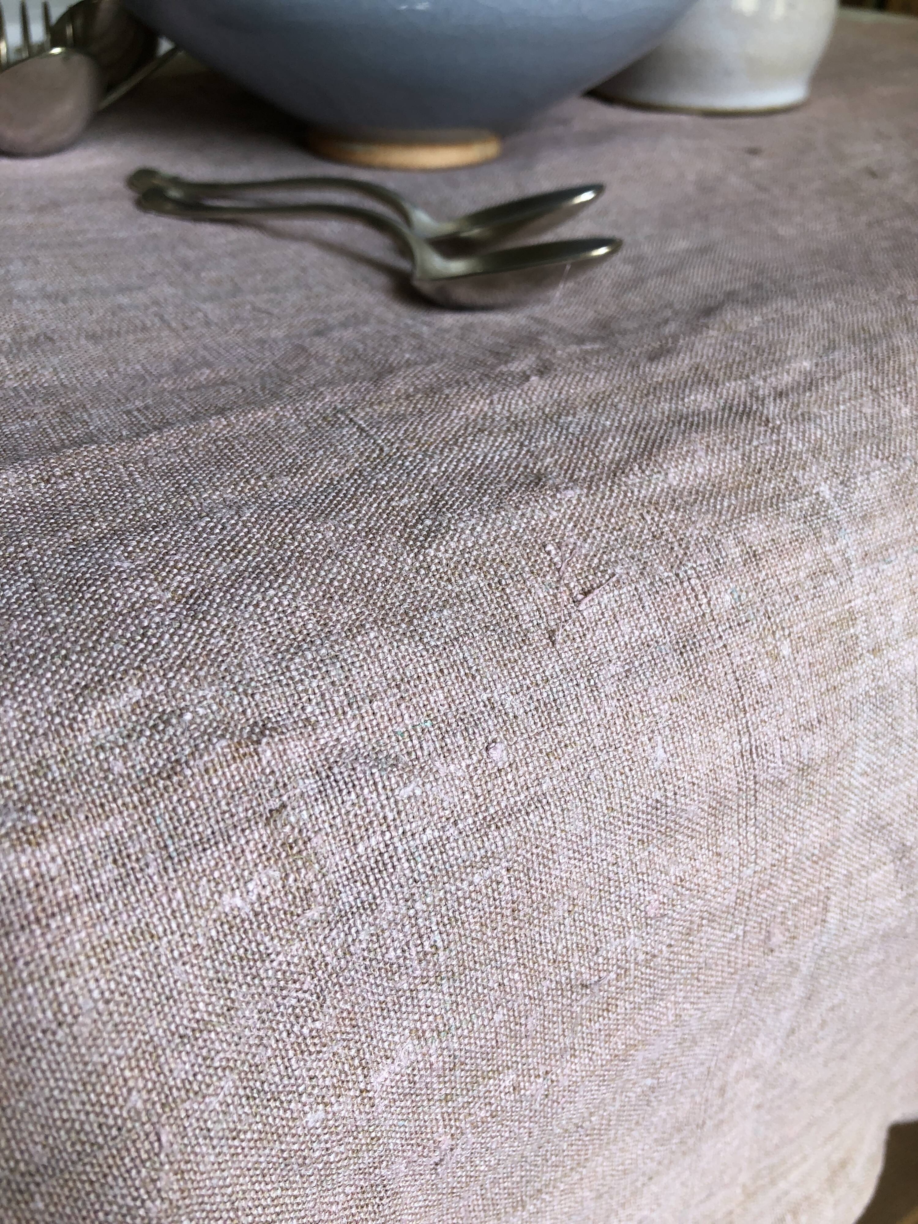 Harvest tablecloth tinted in lilac