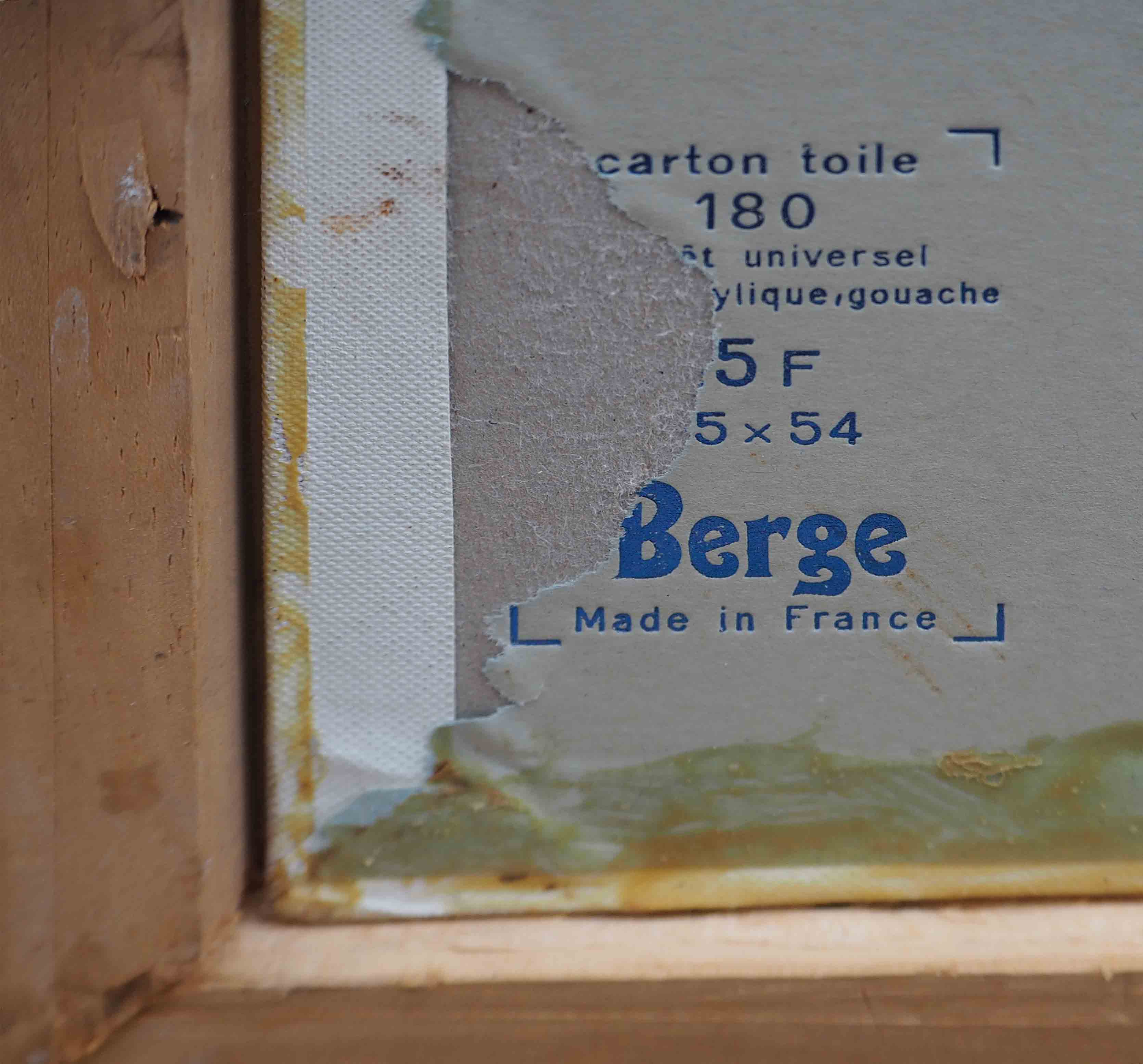 Painting "Abstraction" by Poupon