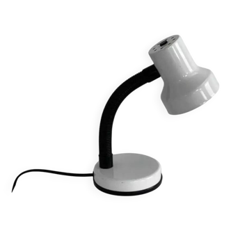 Grey industrial desk lamp