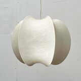Modern mid-century Cocoon pendant lamp by Friedel Wauer for Goldkant Leuchten, Germany, 1960s.